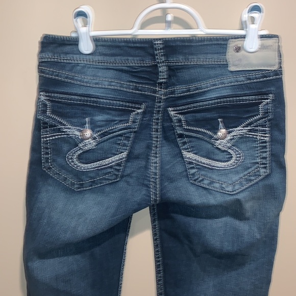 Silvers jeans Tuesday low boot W27/L33 - Picture 5 of 7